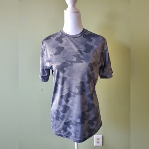 Champion Black and Gray Camouflage Shirt